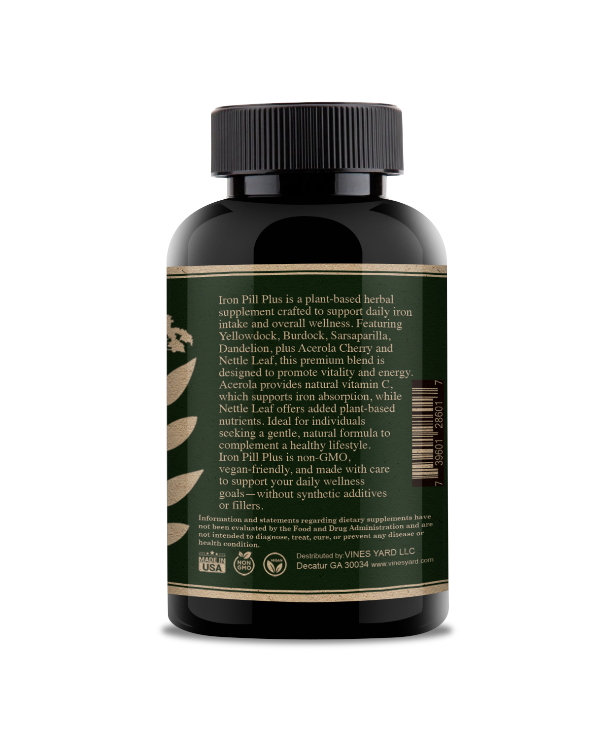 Iron Pill Plus — Premium 6-Herb Iron Support Formula - Image 2